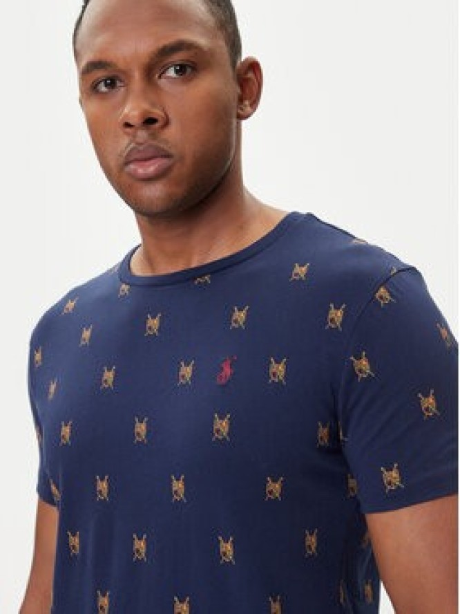Polo Ralph Lauren T-Shirt 710P00081001 Granatowy Custom Slim Fit