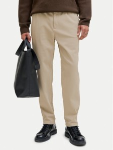 Jack & Jones Spodnie materiałowe Ace Neo 12282533 Beżowy Tapered Fit