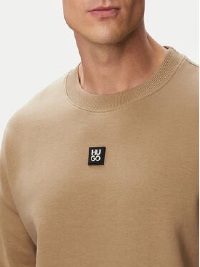 HUGO Bluza Dettil 50533689 Beżowy Relaxed Fit
