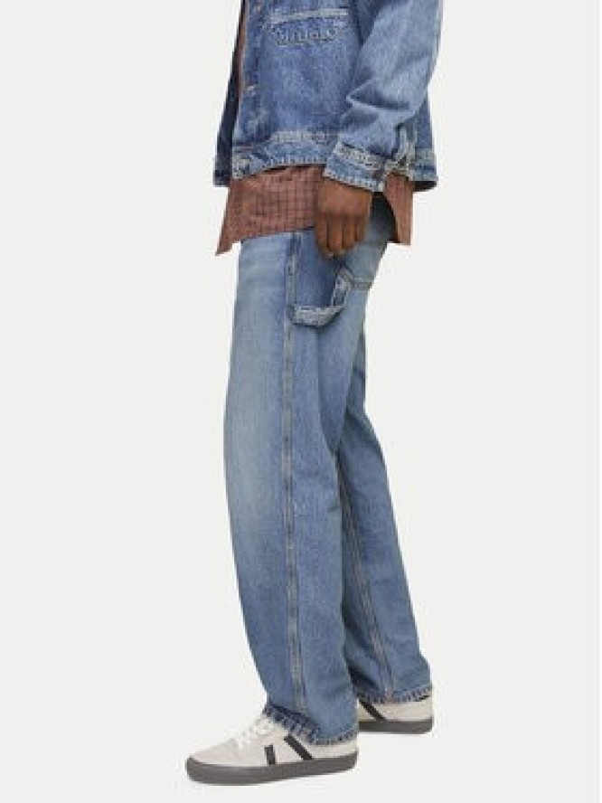 Jack & Jones Jeansy Eddie 12261926 Niebieski Loose Fit