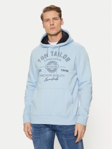 Tom Tailor Bluza 1043292 Niebieski Regular Fit