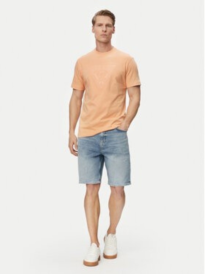 Guess Szorty jeansowe M6GD27 D0778 Niebieski jasny Regular Fit