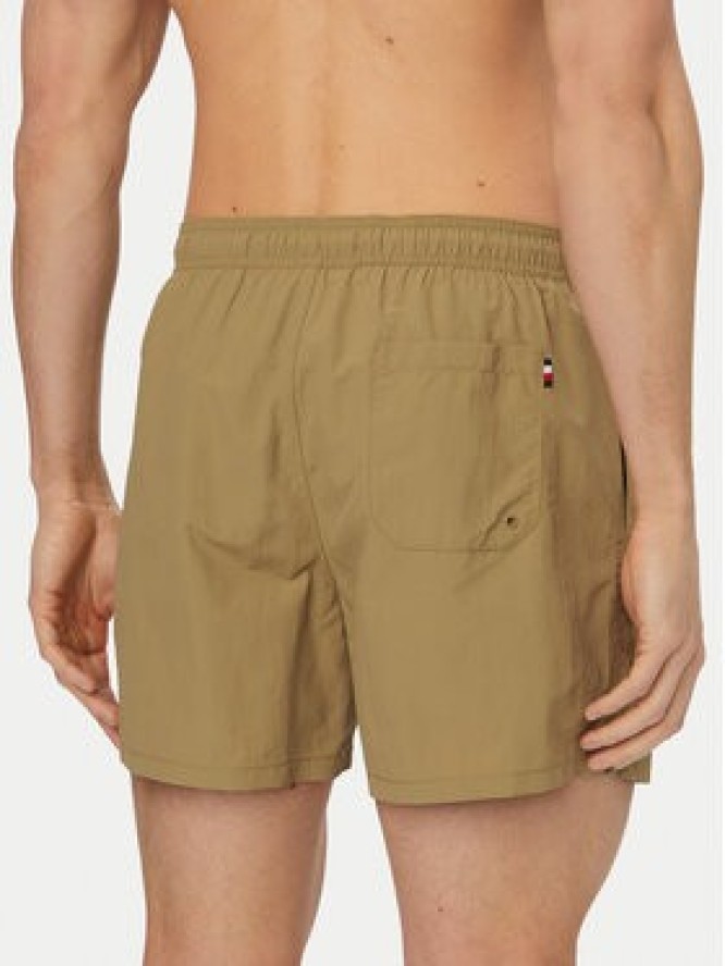 Tommy Hilfiger Szorty kąpielowe UM0UM03477 Khaki Regular Fit