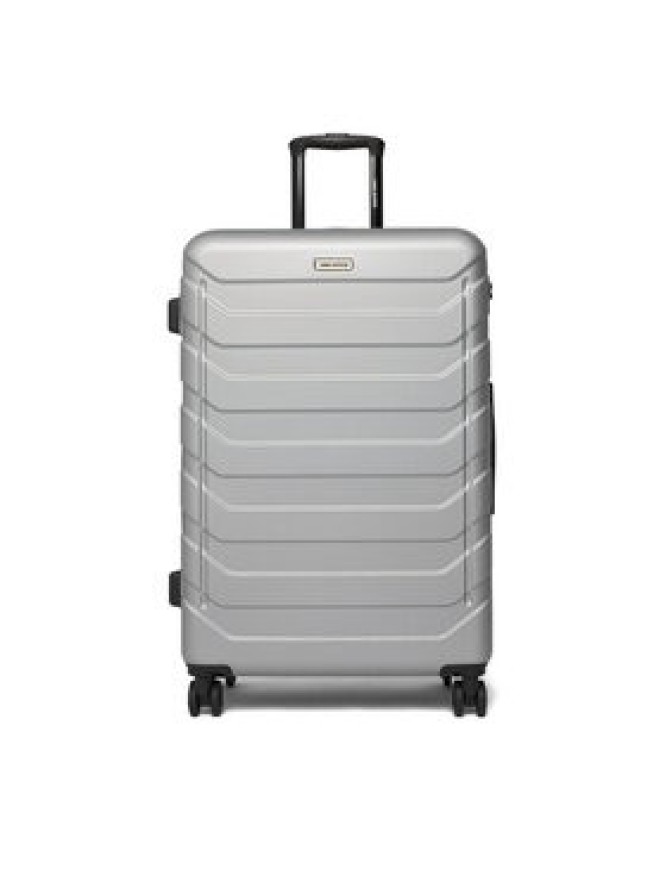 GINO ROSSI Walizka duża C-GIN-L-003-05-SILVER Srebrny