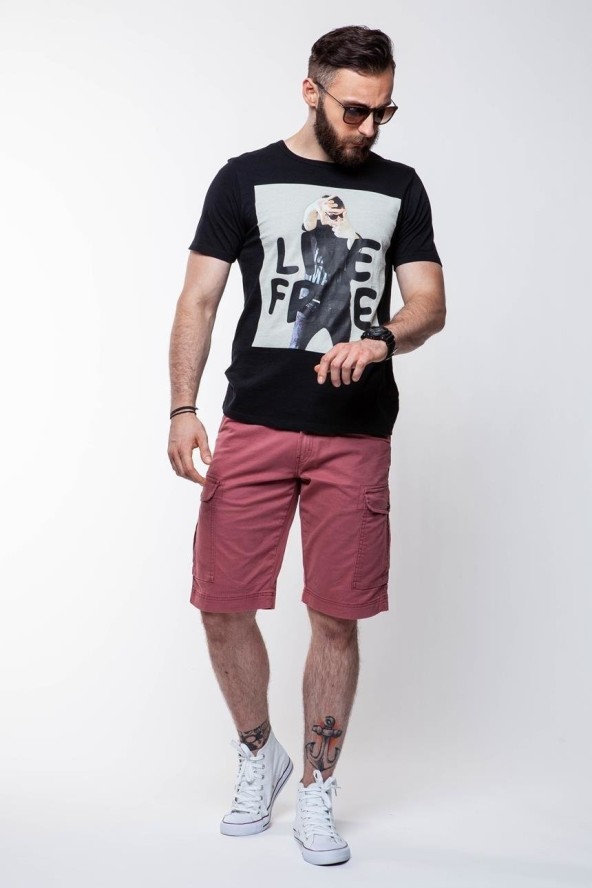 LEE T SHIRT PHOTO TEE BLACK L60QEP01 112113474