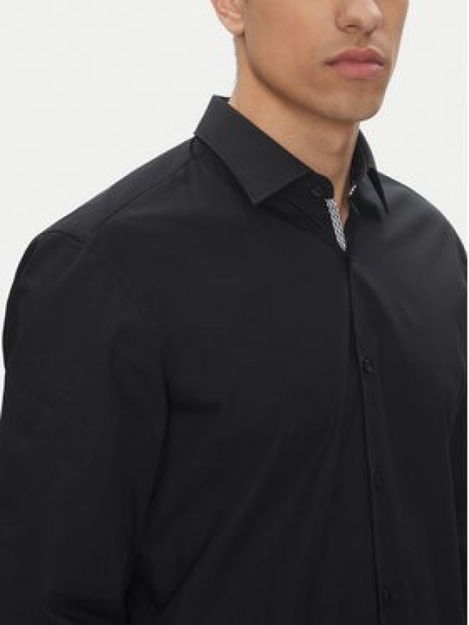 HUGO Koszula Koey 50544922 Czarny Slim Fit