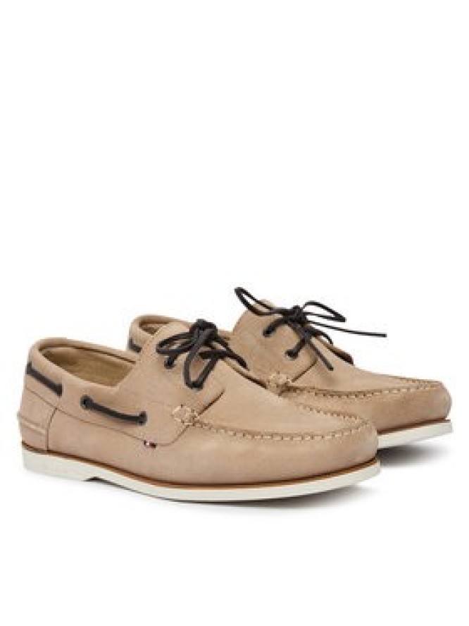 Tommy Hilfiger Półbuty FM0FM05387 Beżowy