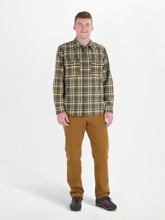 Marmot Koszula "Doran" w kolorze khaki ze wzorem rozmiar: XXL