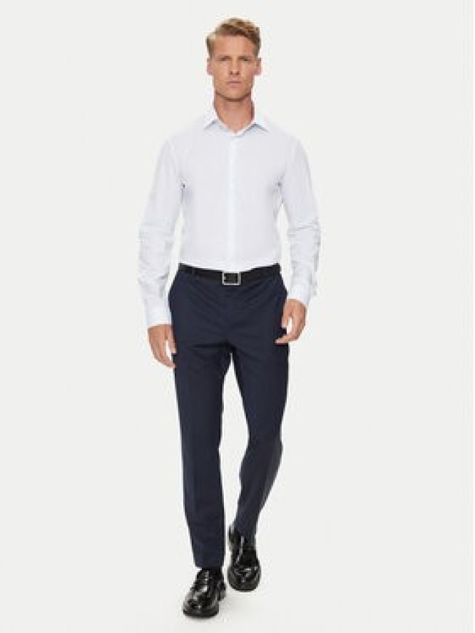 Calvin Klein Koszula K10K113536 Biały Slim Fit