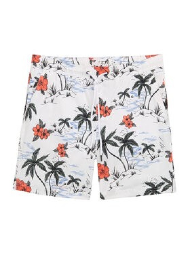 Tom Tailor Denim Szorty kąpielowe 1044696 Biały Regular Fit