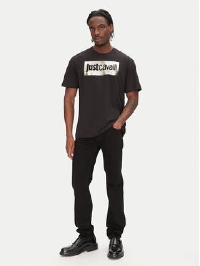 Just Cavalli Jeansy 78OAB5S0 Czarny Slim Fit