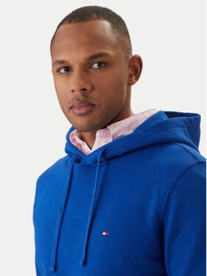 Tommy Hilfiger Bluza Essential MW0MW37235 Niebieski Regular Fit