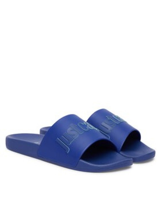 Just Cavalli Klapki 80QA3SZ1 ZSE50 Niebieski