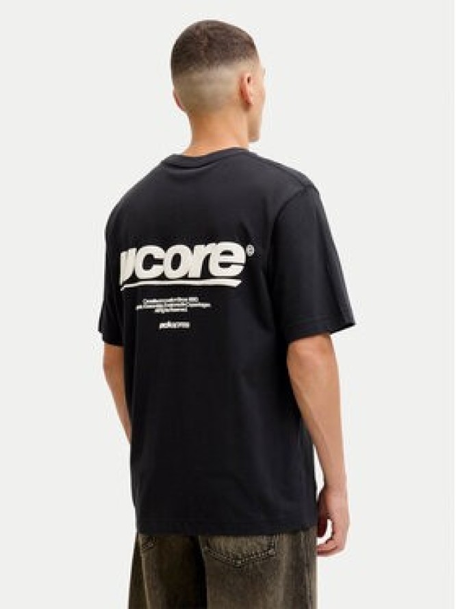 Jack & Jones T-Shirt Club 12289842 Czarny Relaxed Fit