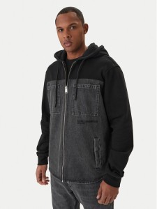 Karl Lagerfeld Jeans Kurtka jeansowa B1M14044 Szary Regular Fit