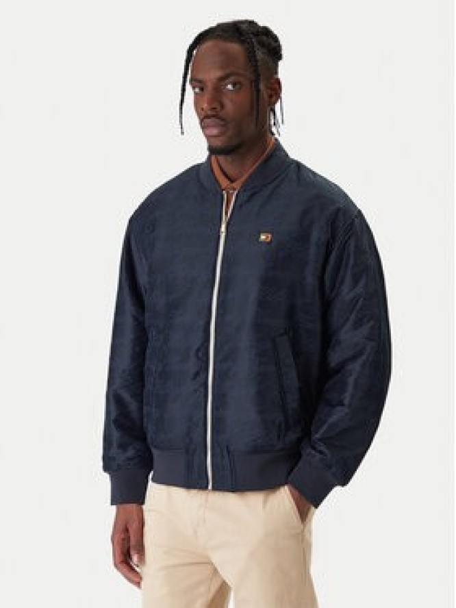 Tommy Hilfiger Kurtka bomber MW0MW42011 Granatowy Regular Fit