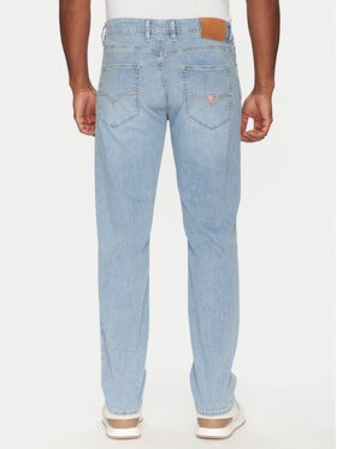 Guess Jeansy M5GAN2 D5MZ3 Niebieski Slim Fit