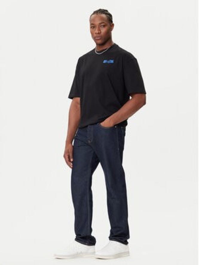 HUGO T-Shirt Nilte 50542810 Czarny Loose Fit