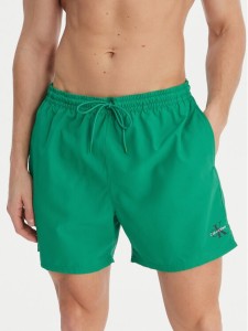 Calvin Klein Swimwear Szorty kąpielowe LV00N61045 Zielony