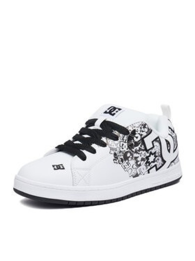 DC Shoes Sneakersy CEOWB-MP40-160W Biały