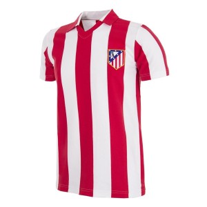 Koszulka retro piłkarska - Dorosły - Atlético Madrid 1985-86 - Czerwona-Biała