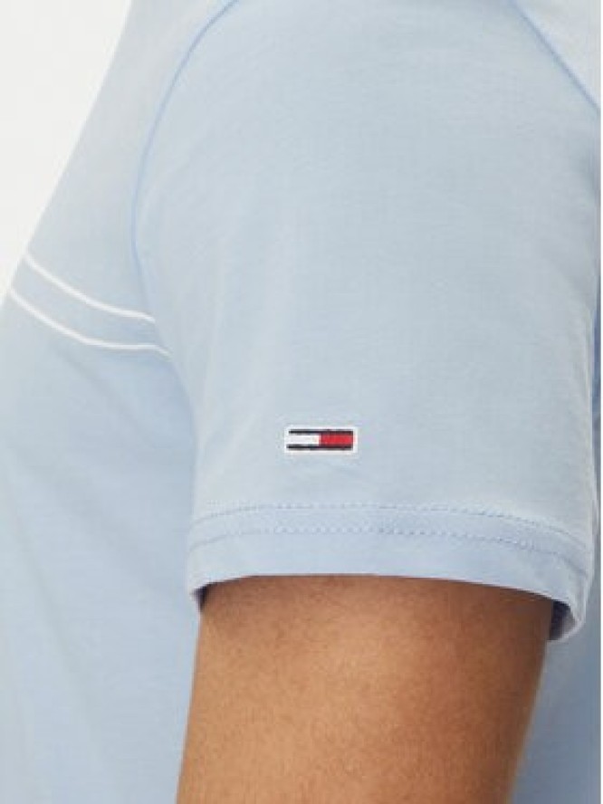 Tommy Jeans T-Shirt Entry Graphic DM0DM20779 Niebieski Slim Fit
