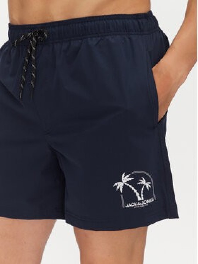 Jack & Jones Szorty kąpielowe Maui 12278729 Granatowy Regular Fit