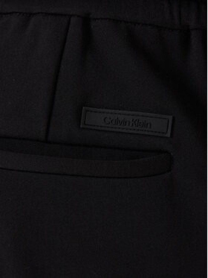 Calvin Klein Chinosy LV04LE613G Czarny Slim Fit