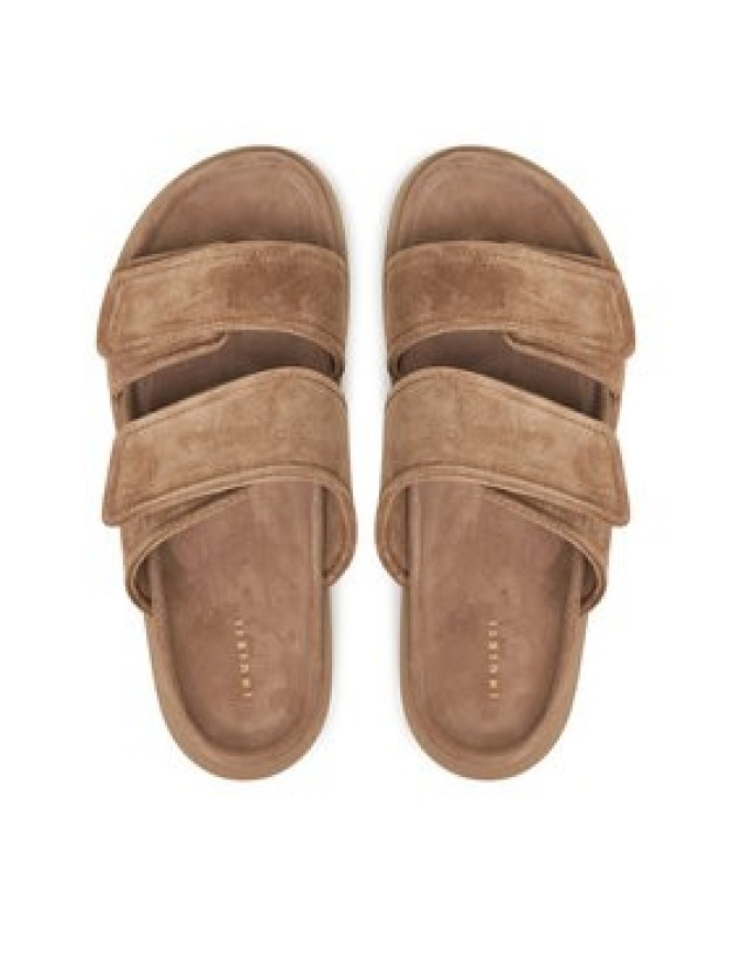Inuikii Klapki Suede Double Band 50102-510 Beżowy