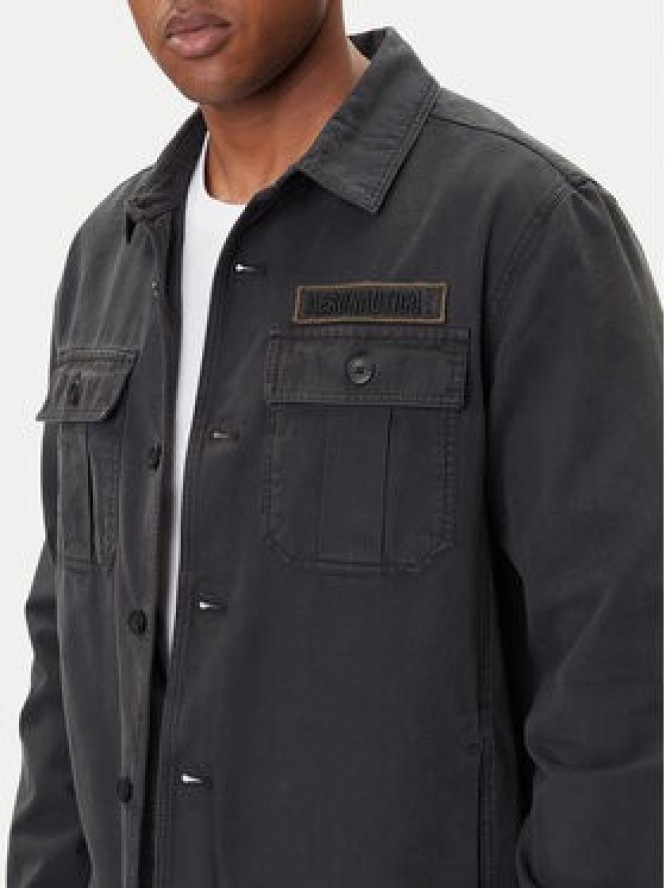 Aeronautica Militare Kurtka przejściowa 252AC0036UCT04233 Czarny Regular Fit