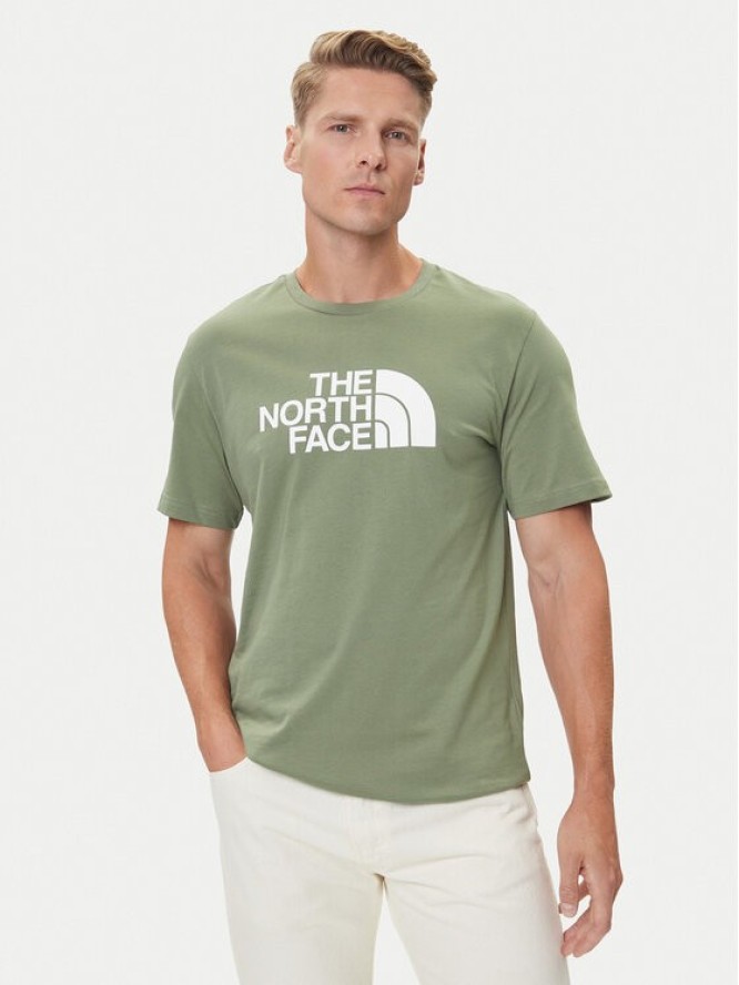 The North Face T-Shirt Easy NF0A8A6C Zielony Regular Fit