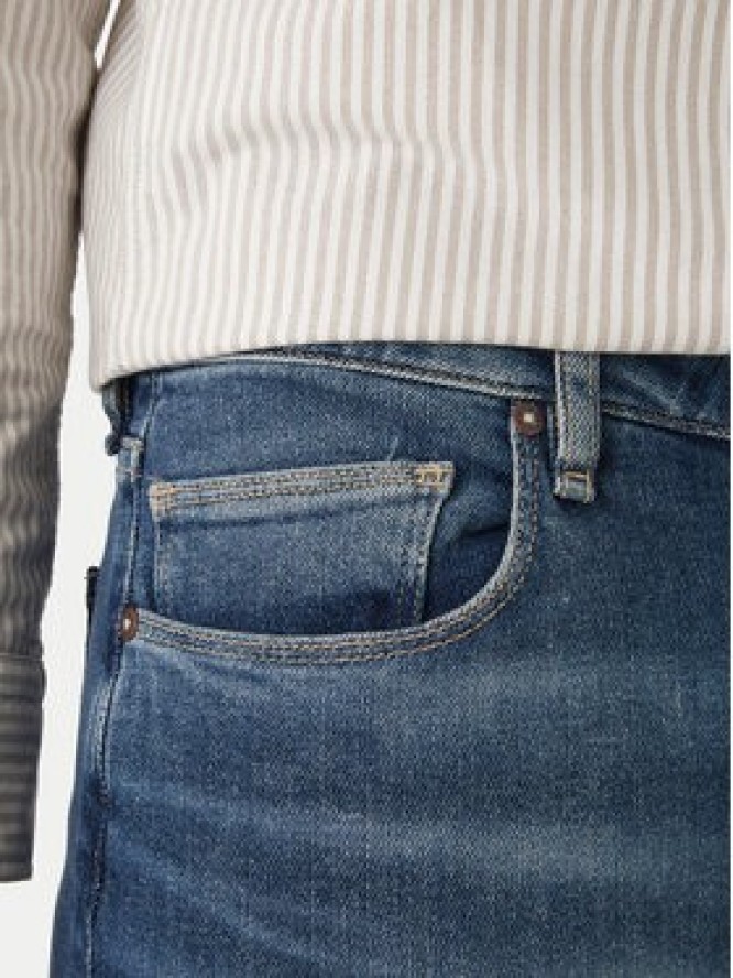 Guess Jeansy Chris M2YA27 D4Q42 Granatowy Super Skinny Fit