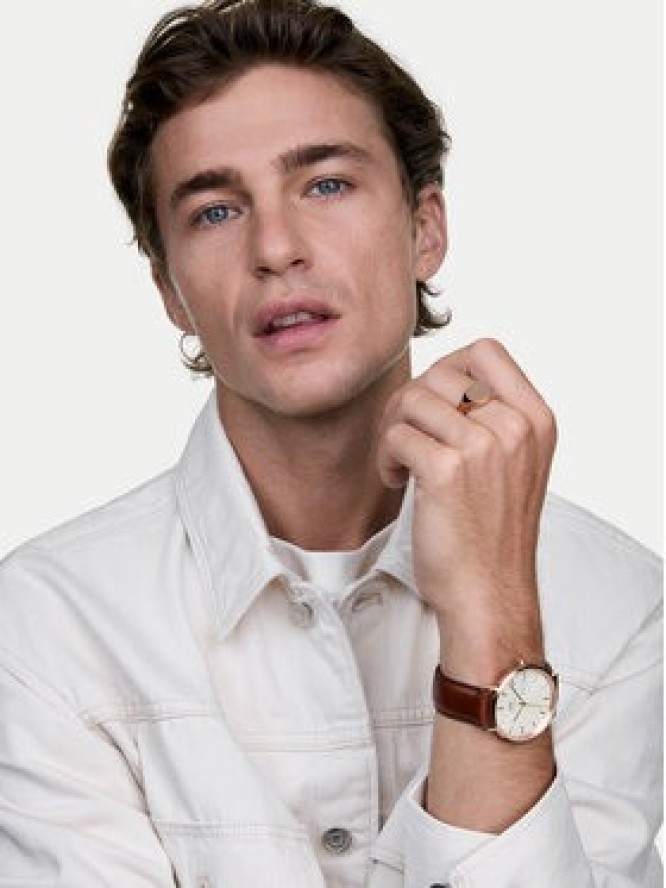 Daniel Wellington Zegarek Classic Day Display 40 DW00100829 Różowe złoto
