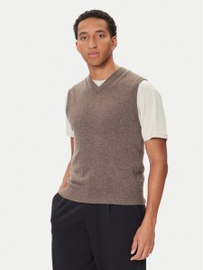 United Colors Of Benetton Sweter 1002U400L Szary Regular Fit