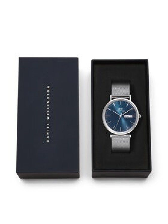 Daniel Wellington Zegarek Classic Day Display 40 DW00100833 Srebrny