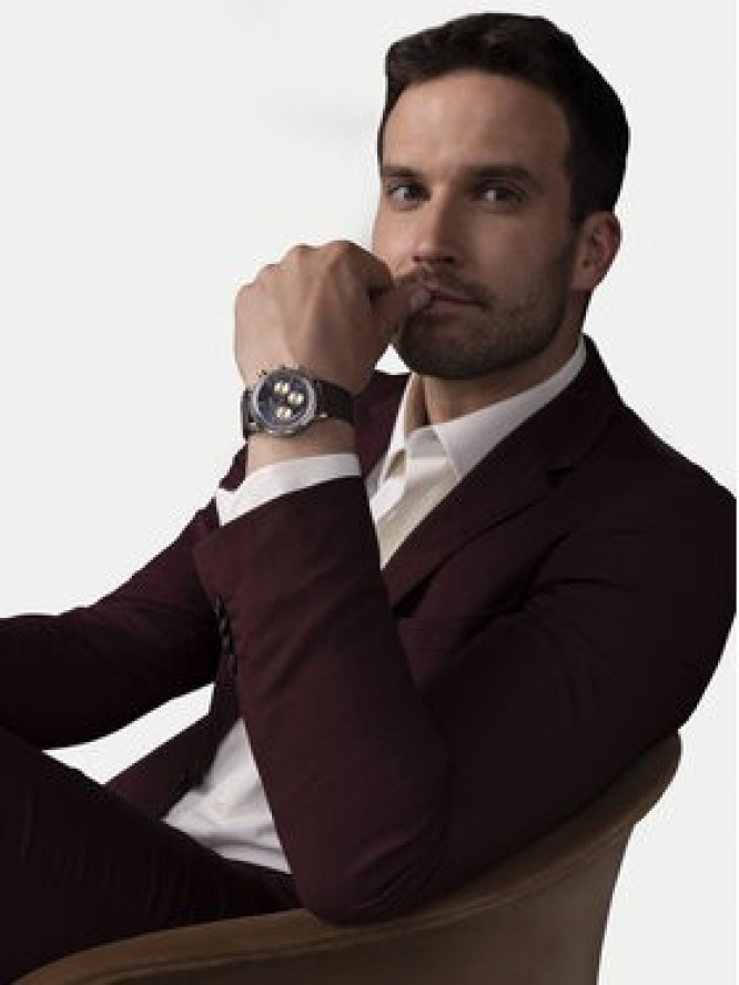 Timex Zegarek Marlin® Quartz Chronograph TW2W60400 Czarny