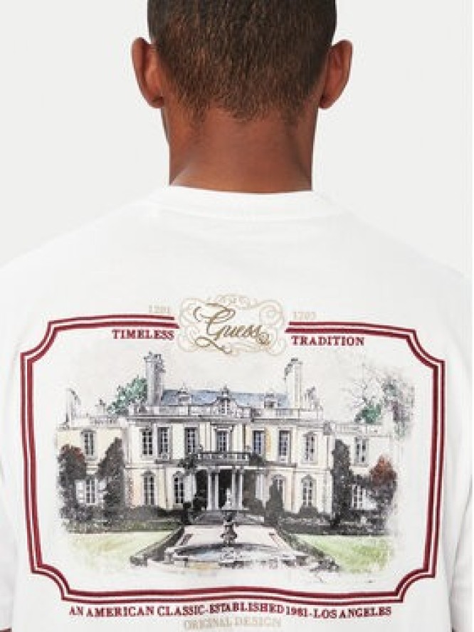 Guess T-Shirt M6YI50 K4236 Biały Oversize