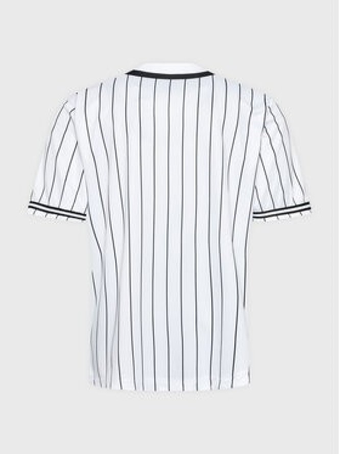 Karl Kani T-Shirt Serif Pinstripe Baseball 6033361 Biały Relaxed Fit