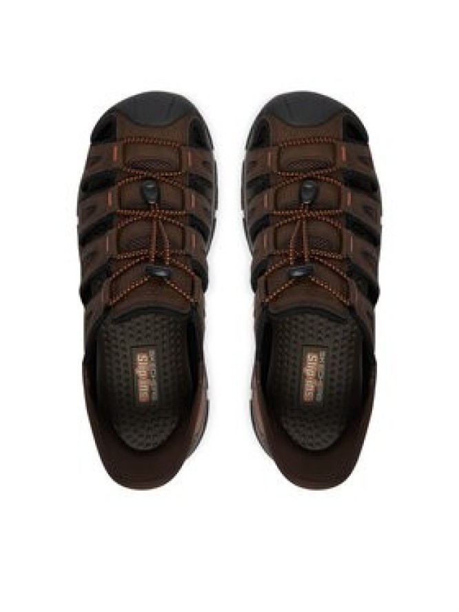 Skechers Sandały Tresmen 205187/CHOC Brązowy