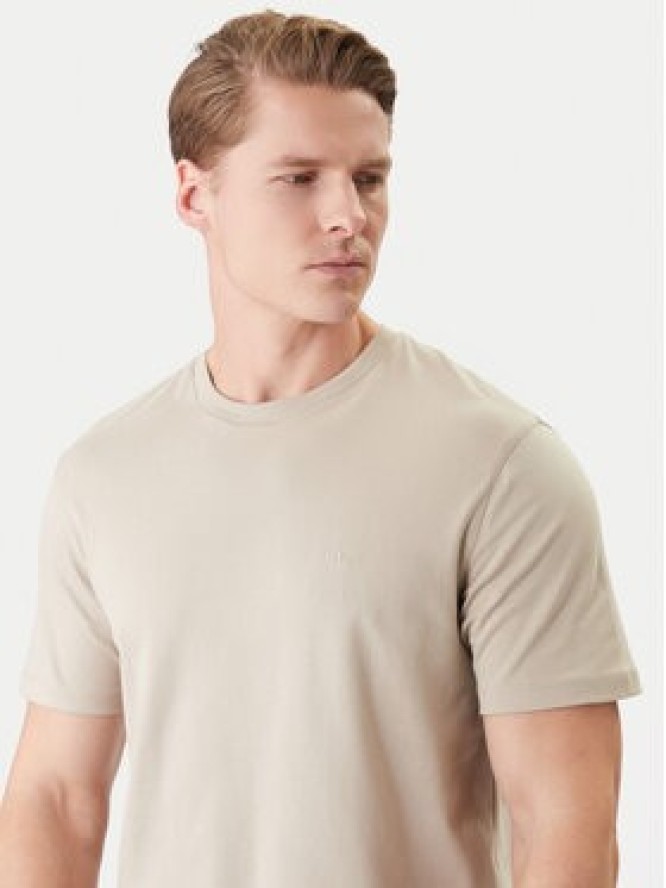 Calvin Klein T-Shirt LV04LB275G Beżowy Regular Fit