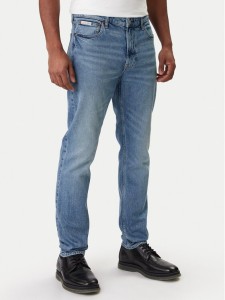 Calvin Klein Jeans Jeansy LV04RE700G Niebieski Slim Fit