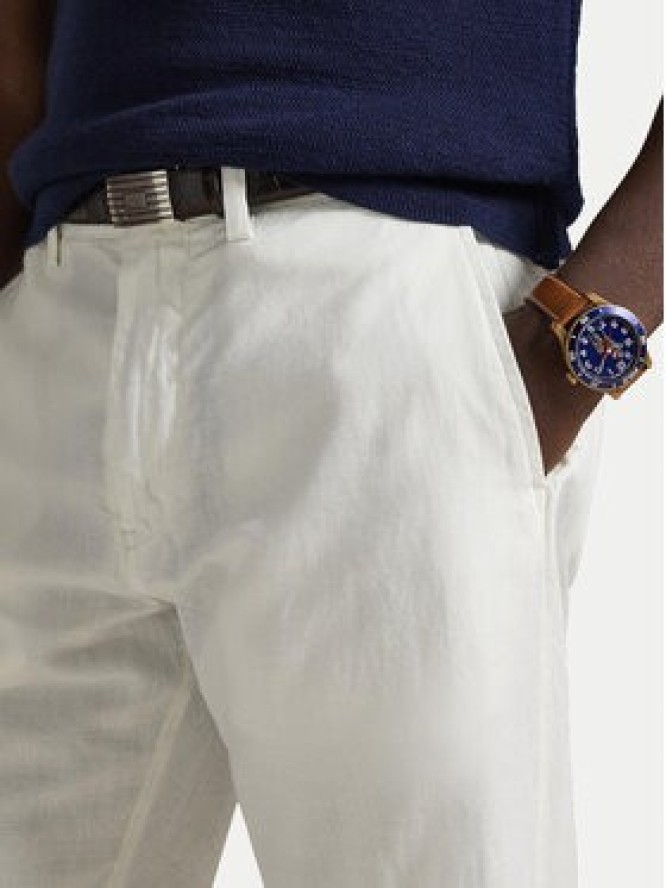 Polo Ralph Lauren Spodnie materiałowe 710A13235004 Biały Classic Fit