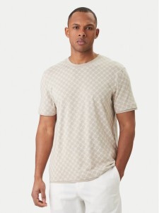 JOOP! T-Shirt Victormanuel 30101945 Beżowy Regular Fit