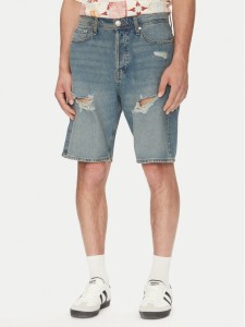 Jack & Jones Szorty jeansowe Alex 12274957 Niebieski Loose Fit