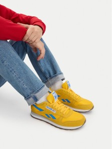 Reebok Sneakersy EO-CLASSIC LEATHER 100245029 Żółty