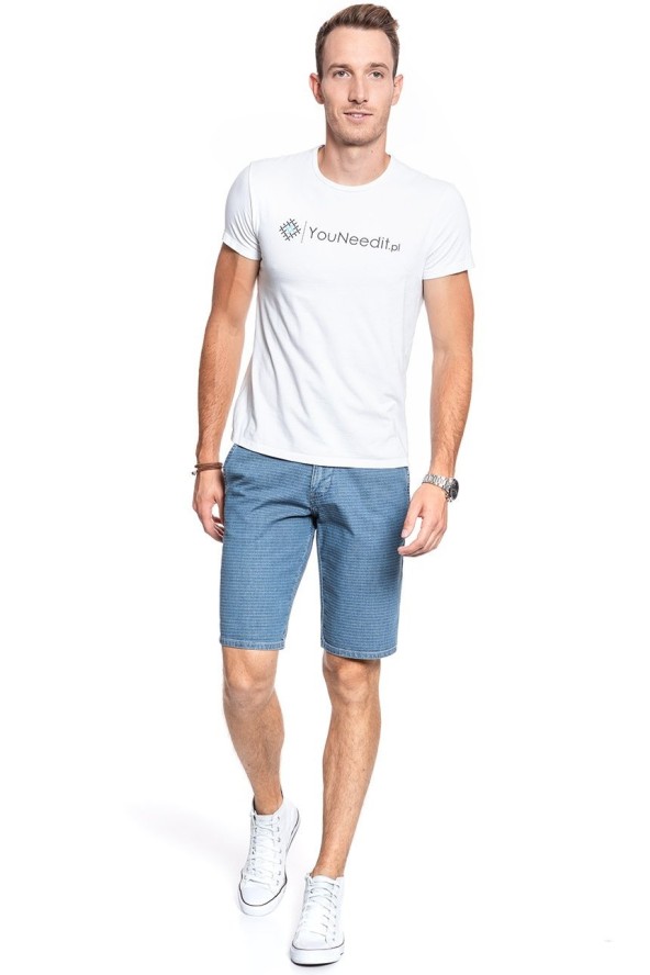 SPODENKI MUSTANG Classic Chino Short Denim Blue 1007751 5000 310