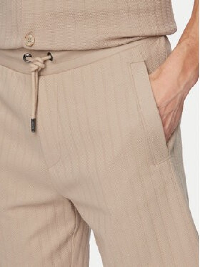 JOOP! Szorty materiałowe Juanito 30104273 Brązowy Regular Fit