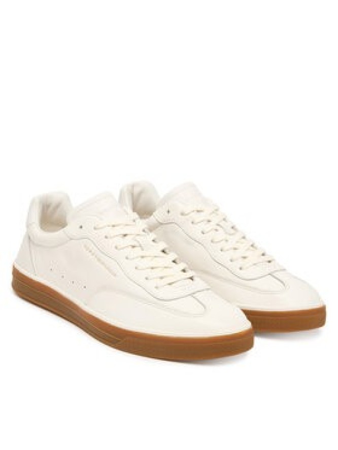 Tommy Hilfiger Sneakersy Lo Lux Lth FM0FM05815 Écru