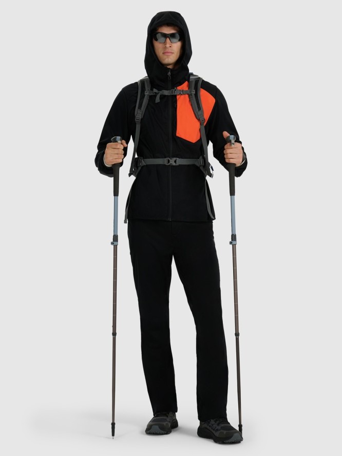 4F Spodnie trekkingowe membrana 8000 męskie - czarne S