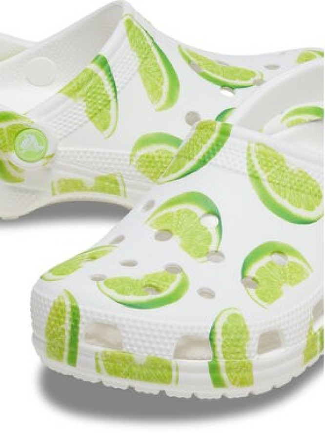 Crocs Klapki Classic Fresh Fruits Clog 211008 Biały
